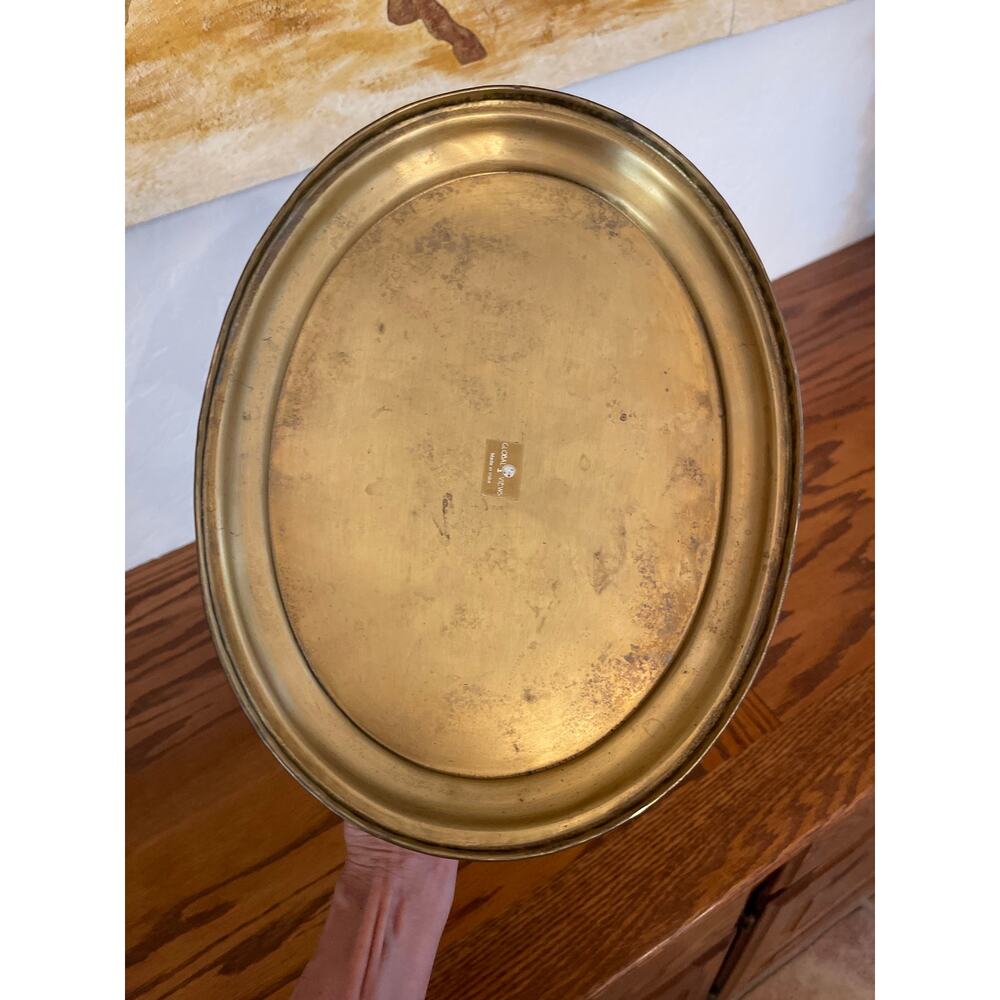 Vintage Art Deco-Style Copper & Brass Wine cooler Bucket by Global Views. - Picture 8 of 8